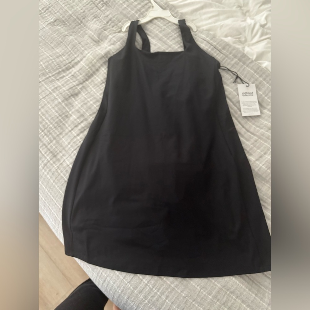 Size large Girlfriend Collective athletic dress with built in shorts